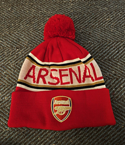 Arsenal red knit bobble - arsenal,